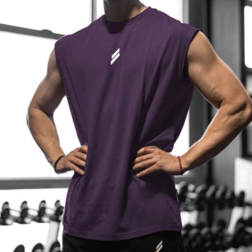 【买一送一！单向导湿，两件到手68！】无袖速干坎肩健身服！夏季健身运动背心！男透气吸湿宽松训练健身衣！-YDXPXH04 商品图1