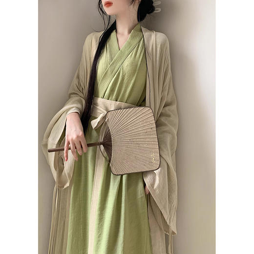 裁缝学苑AQ264改良晋制汉服中国风直裾大袖衫套装纸样女装样板 商品图2