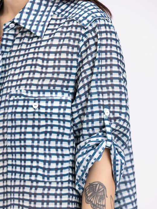 XIAOYU|工装风丝棉格子衬衫242SY136 商品图4