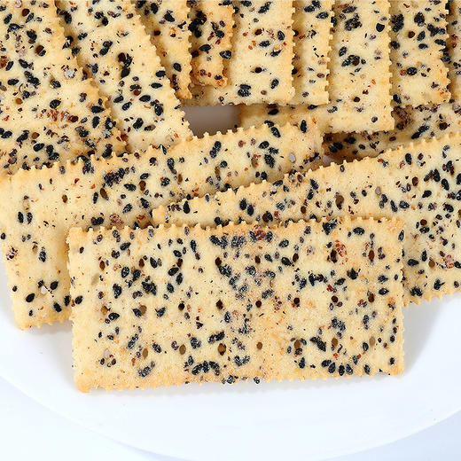 舒芙里 饼干系列 山药藜麦黑芝麻苏打饼干/黑松露火腿苏打饼干 1000g/388g 商品图6