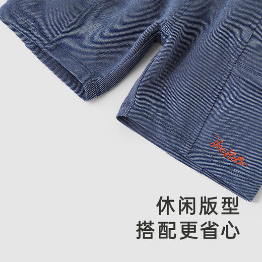 【商场同款】英氏儿童裤子牛仔裤夏季男宝中裤新款婴儿裤子 商品图4