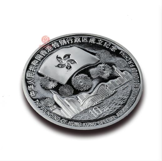 1997年香港回归银币  1盎司银  带原装证书！ 商品图4