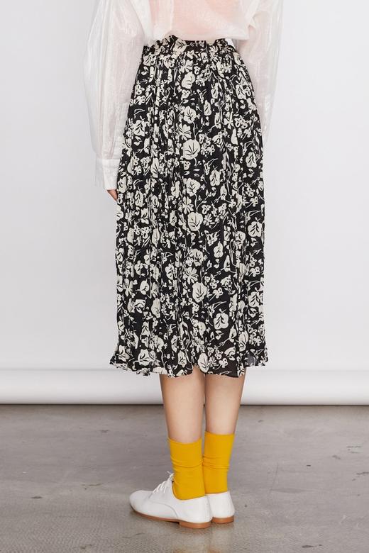 ANSUABEL 时尚个性黑白印花半裙 11464 商品图2