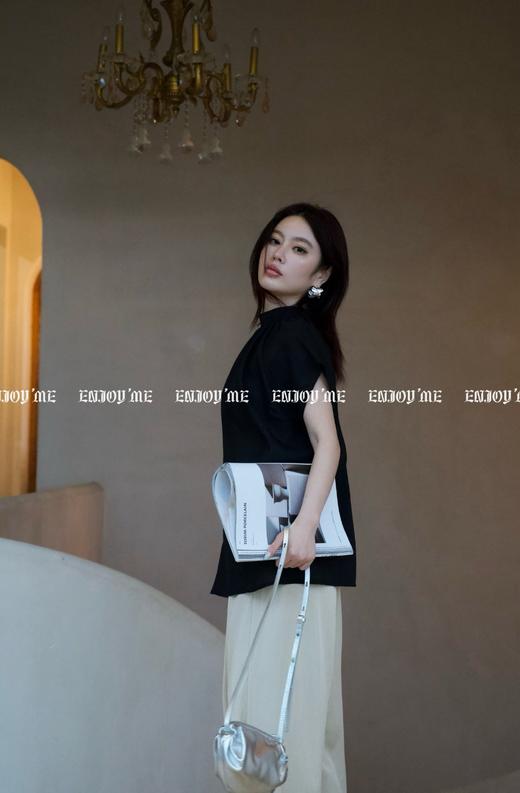 【门店同款】ENJOY夏季松弛-立领飞袖上衣 157347281 商品图1