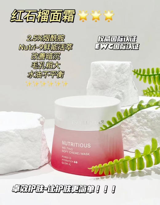 新款 雅诗兰黛石榴面霜50ml保湿补水去黄气 商品图0