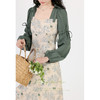 【6折秒杀】鹿向南【杏花疏影】春季新款新中式气质连衣裙女方领拼接裙子J06829/J06829-2 商品缩略图4