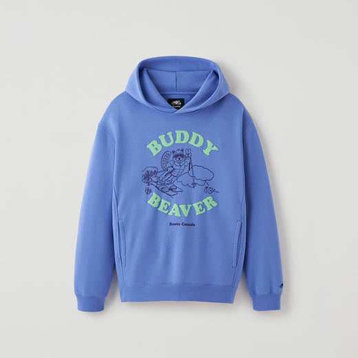 【2件9折】【ROOTS】卡通海狸宽松连帽卫衣 商品图2