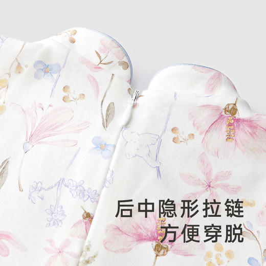 【商场同款】英氏花语系列女童新中式连衣裙国风纯棉背心裙夏 商品图3