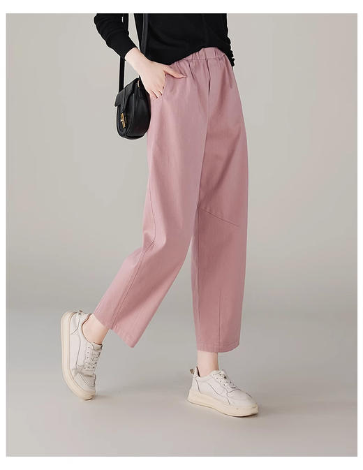 裁缝学苑AS227新款显瘦高腰通勤九分裤子哈伦萝卜裤纸样女装打板 商品图0