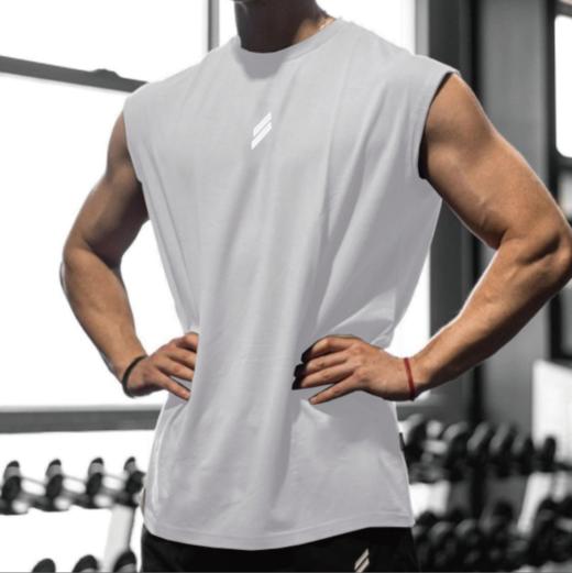 【买一送一！单向导湿，两件到手68！】无袖速干坎肩健身服！夏季健身运动背心！男透气吸湿宽松训练健身衣！-YDXPXH04 商品图0