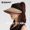 卡蒙大头围可折叠花边空顶防晒草帽女夏沙滩防紫外线度假遮阳凉帽KM-6062 商品缩略图4
