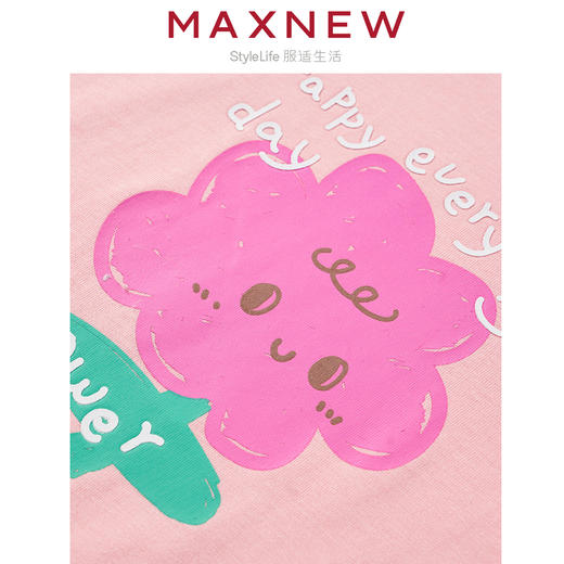 【T恤】小童云感棉抗菌趣味印花T恤 1N2351210 商品图3