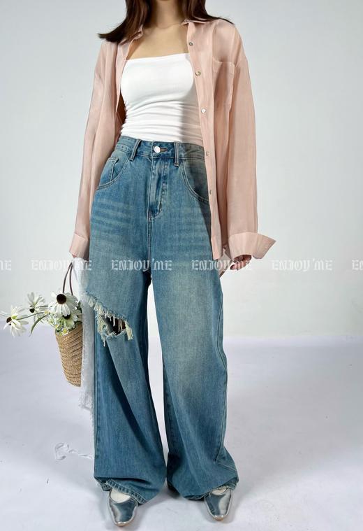 【门店同款】ENJOY夏季割破设计阔腿裤 157044870 商品图8