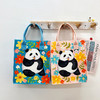 夏季爆款【卡通国宝熊猫毛毡包】上班通勤手提包 便携可爱百搭手拎包 国庆出游户外 商品缩略图2