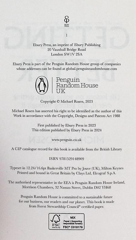 预售 【中商原版】迈克尔 罗森 变得更好 关于经历 克服和度过难关的人生教训 Getting Better 英文原版 Michael Rosen 励志 商品图4