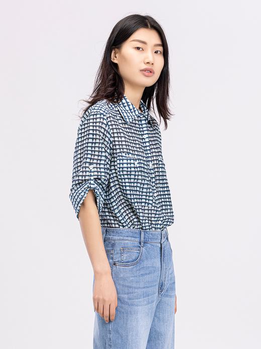 XIAOYU|工装风丝棉格子衬衫242SY136 商品图1
