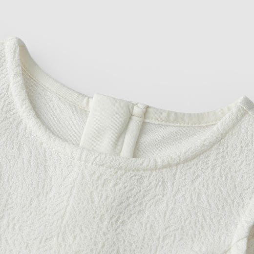 英氏-童衣类（春）H4英针背心裙云丝白女 商品图2