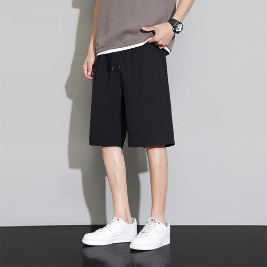 【DSL】大依优型大码五分裤大号裤子弹力透气加肥加大夏季松紧腰宽松运动短裤沙滩裤 商品图2