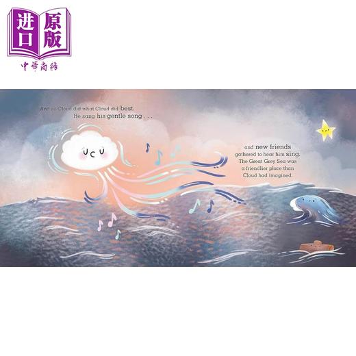 【中商原版】山与云Jana Curll Mountain and Cloud A story about facing your worries and finding friendship英文原版绘 商品图4