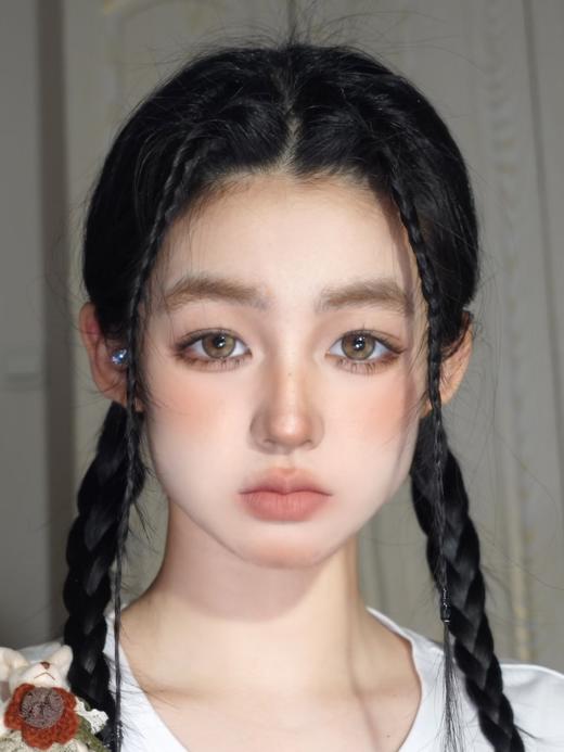 laseecon半年抛 贝鲁棕 14.2mm 含硅水凝胶 美瞳 清透琥珀棕 商品图4