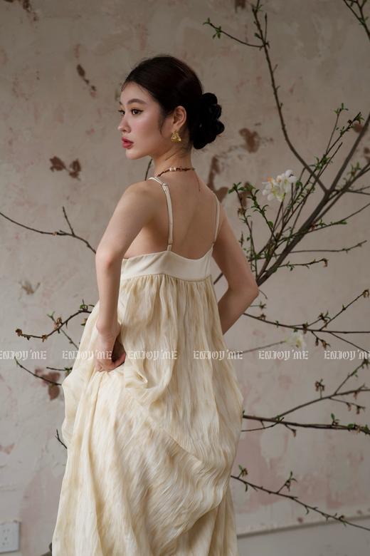 【门店同款】ENJOY夏季云敛-白玉兰山吊带连衣裙 157397122 商品图1
