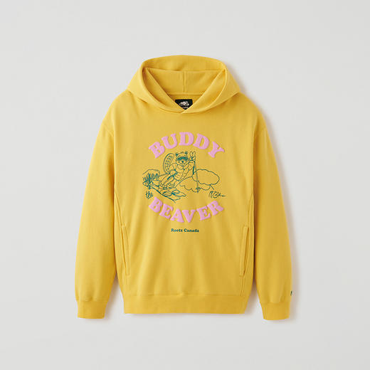 【2件9折】【ROOTS】卡通海狸宽松连帽卫衣 商品图3