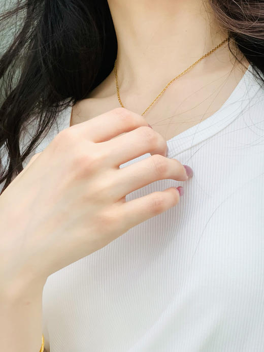 【百图lulu定制】【面膜方领T】 面膜质感  Q弹 柔软舒适 短袖 H版型 正肩短袖T恤 商品图7