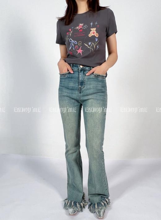 【门店同款】ENJOY夏季甜妹趣味图案T恤 157209671 商品图2