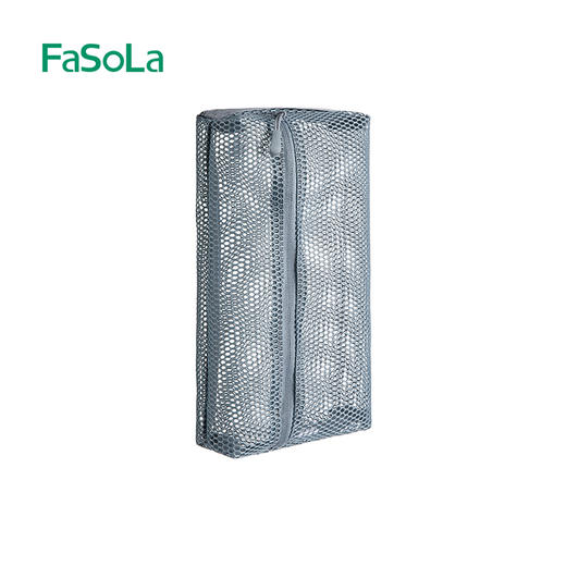 FaSoLa化妆品收纳包透明网纱多功能文具数据线网袋旅行洗漱收纳袋 商品图5