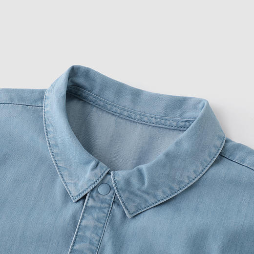 英氏-童衣类（夏）H4英梭短蛤 浅牛仔蓝66CM男 商品图2