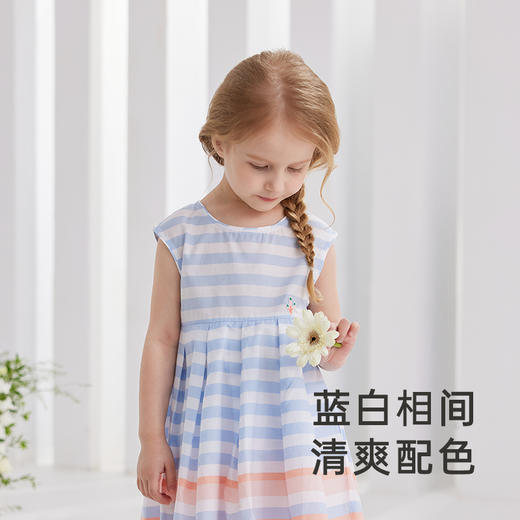 【商场同款】英氏儿童裙子纯棉背心裙女童夏季透气连衣裙新款 商品图4