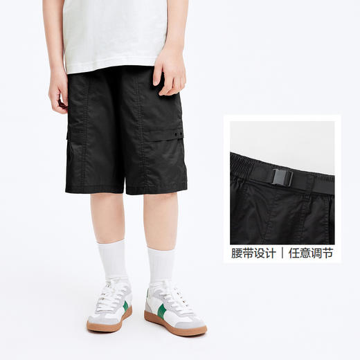 巴拉巴拉男童裤子夏装新款儿童七分裤童装工装裤中大童休闲潮 商品图3