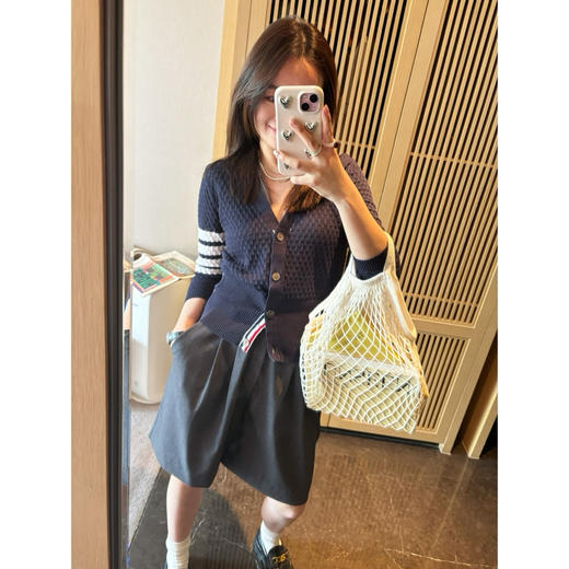 25特价 2404211    打褶修饰  薄 四分短裤 商品图4