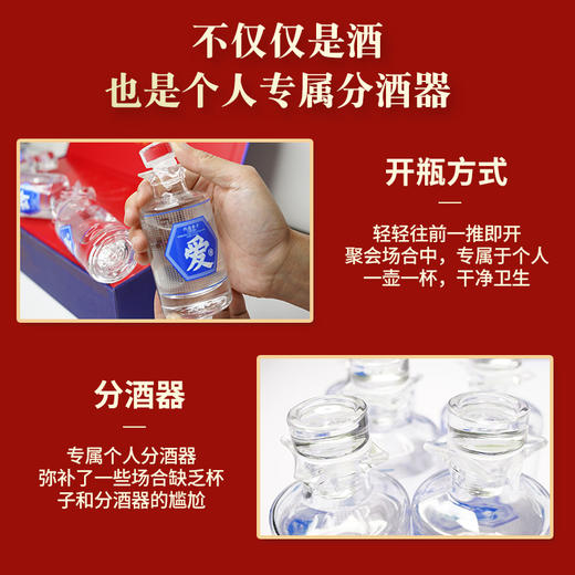 六盒亲子主打一个字盲盒酒  酱香型53度茅台镇粮食酒100ml*5盒 商品图2
