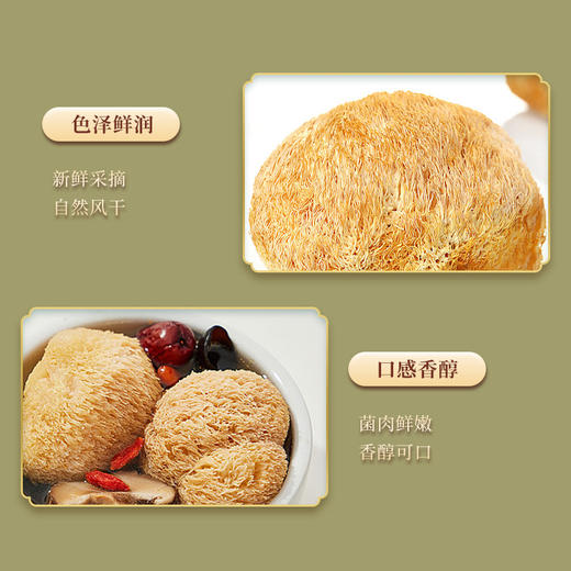 【华中】安徽徽王猴头菇100g/袋 商品图2