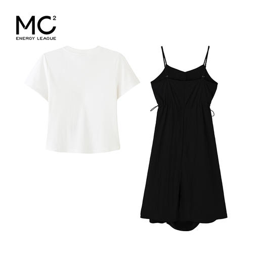 法式高级收腰显瘦抽绳两件套S4221620 商品图3