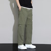 【Q】【可拆卸裤腿】【新款DSL】大依优型大码薄款直筒休闲裤加肥加大男装舒适胖子肥佬百搭工装裤运动裤长裤 商品缩略图1