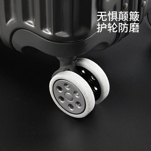 FaSoLa夜光行李箱轮子保护套渐变色拉杆箱旅行万向轮静音硅胶加厚通用 商品图2