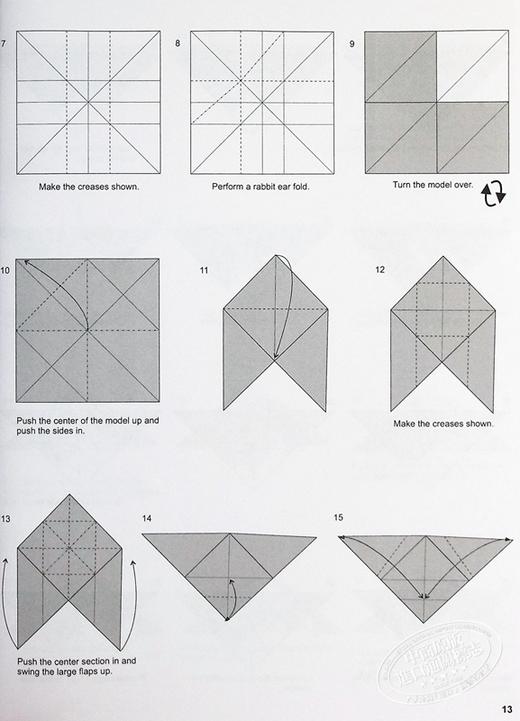 【中商原版】隐形飞机折纸 折纸步骤教程 Stealth Aircraft Origami 英文原版 Jayson Merrill 手工技巧 商品图7