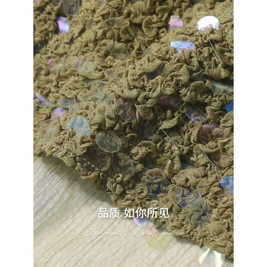 COCOBELLA幻彩亮片编织吊带夏雪纺拼接荷叶边外穿背心VT3001 商品图4