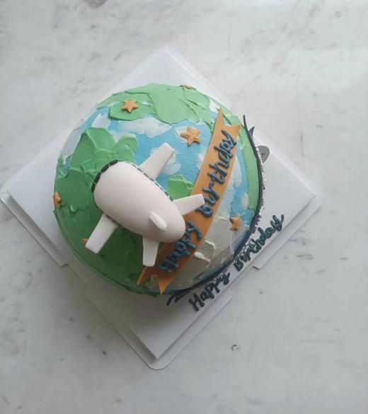 手绘奶油蛋糕 | 鲜果原味奶油 - 快乐星球 商品图2