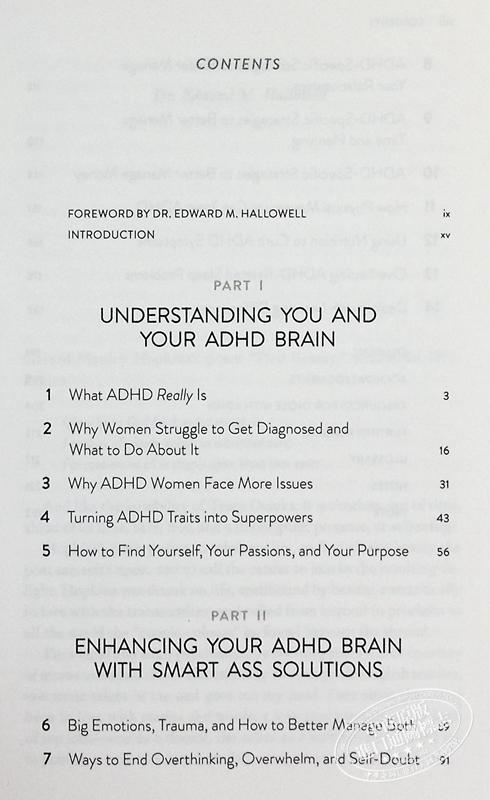 【中商原版】聪明女人的多动症 如何爱上你的神经发散性大脑 ADHD For Smart Ass Women 英文原版 Tracy Otsuka 心理学 商品图5