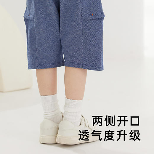 【商场同款】英氏儿童裤子牛仔裤夏季男宝中裤新款婴儿裤子 商品图3