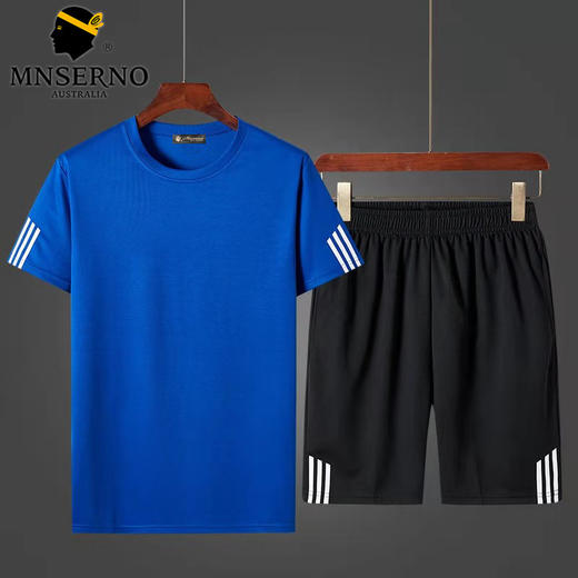 【买上衣送裤子 清爽不闷热】MNSERNO 2件套装休闲运动服 商品图3