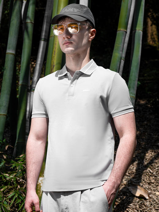 SANY翻领烟灰色优品POLO 商品图1