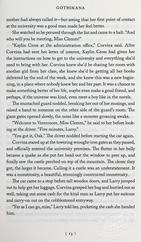 【中商原版】哥提卡纳 Gothikana 英文原版 Runyx 浪漫主义小说家 哥特式爱情故事 奇幻 惊悚小说 商品图7