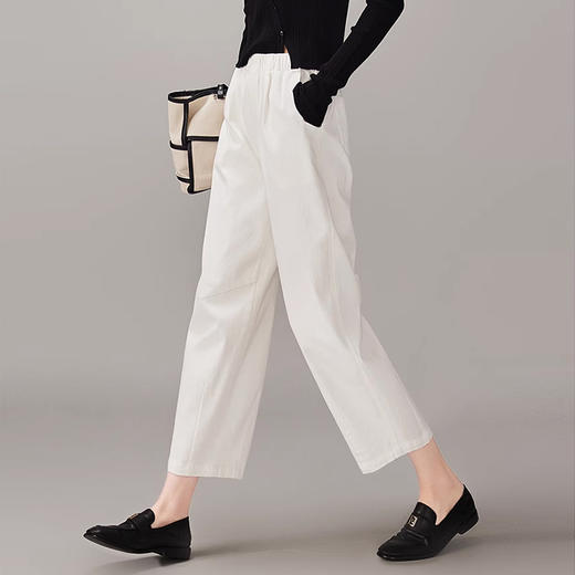 裁缝学苑AS227新款显瘦高腰通勤九分裤子哈伦萝卜裤纸样女装打板 商品图4