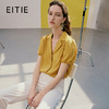 EITIE爱特爱夏季新款修身百搭通勤衬衣上衣女7409108 商品缩略图0