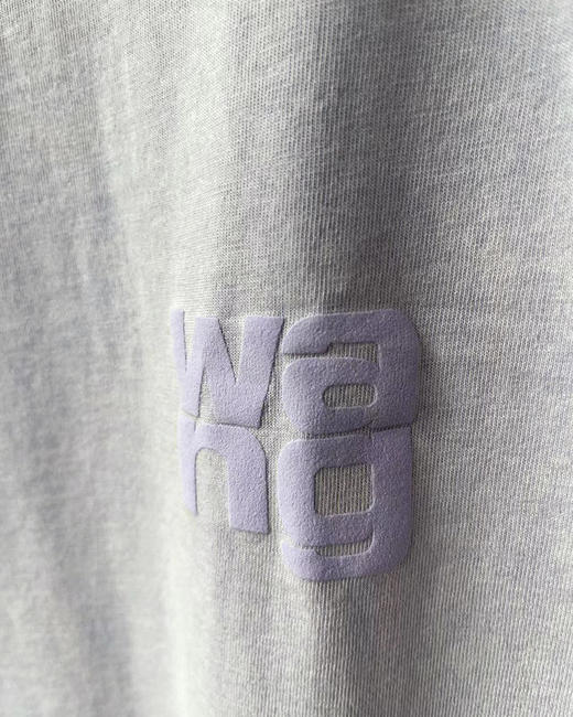 现货  THS 4.13-无 大王家 女士 侧边字母wang印花T恤 常规款做旧水洗T恤 2色 BH2496 商品图10