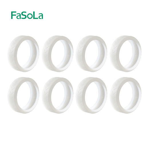 FaSoLa夜光行李箱轮子保护套渐变色拉杆箱旅行万向轮静音硅胶加厚通用 商品图5